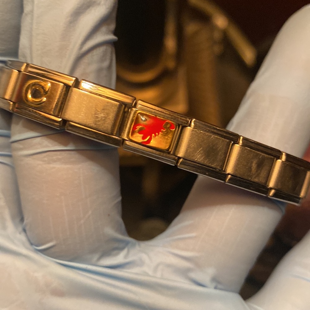 Zoppini Italian Link Charm Bracelet Y2K 90’s